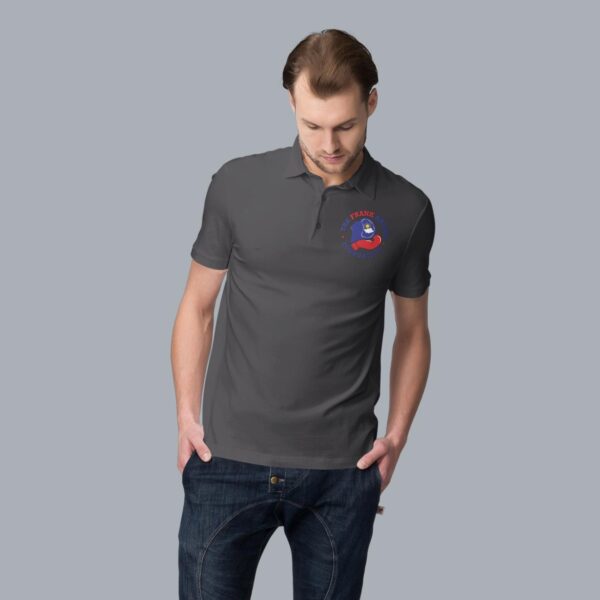 Mens Classic Polo Shirt - Frank Bruno Foundation Round Logo - Image 6