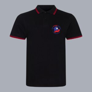 Unisex Stretch Tipped Polo - Frank Bruno Foundation Round Logo
