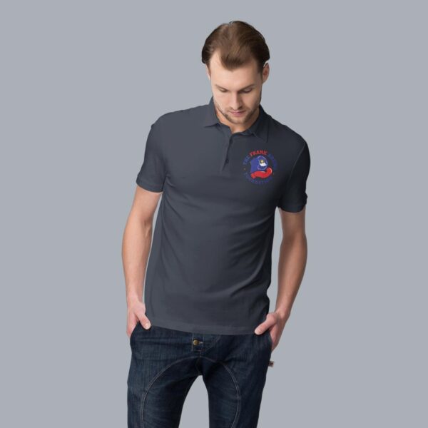Mens Classic Polo Shirt - Frank Bruno Foundation Round Logo - Image 5