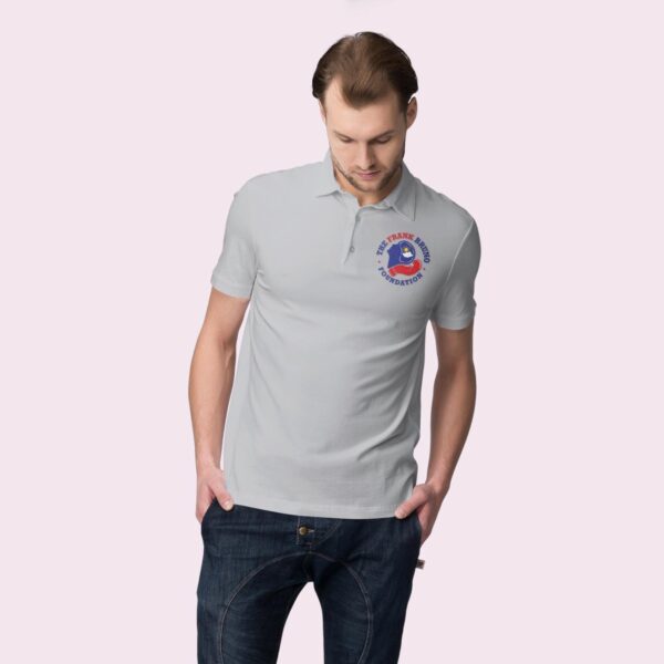 Mens Classic Polo Shirt - Frank Bruno Foundation Round Logo - Image 2