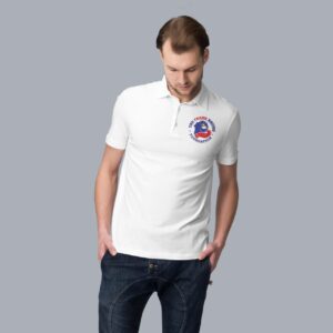 Mens Classic Polo Shirt - Frank Bruno Foundation Round Logo